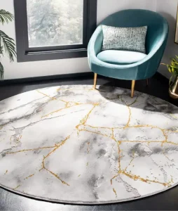 Round Living Room carpet