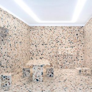 Beautiful terrazzo flooring