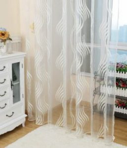 Durable sheer curtains