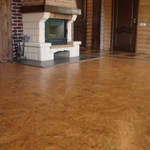 Luxury cork flooring