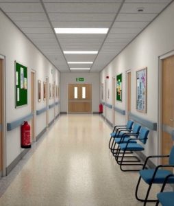 Luxury hospital flooring