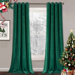 Modern velvet curtains Dubai