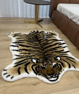 Stylish animal skin rugs