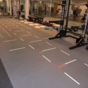 Stylish gym flooring Dubai