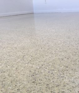 Terrazzo flooring