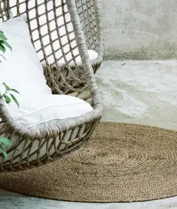 Stylish jute Round rugs