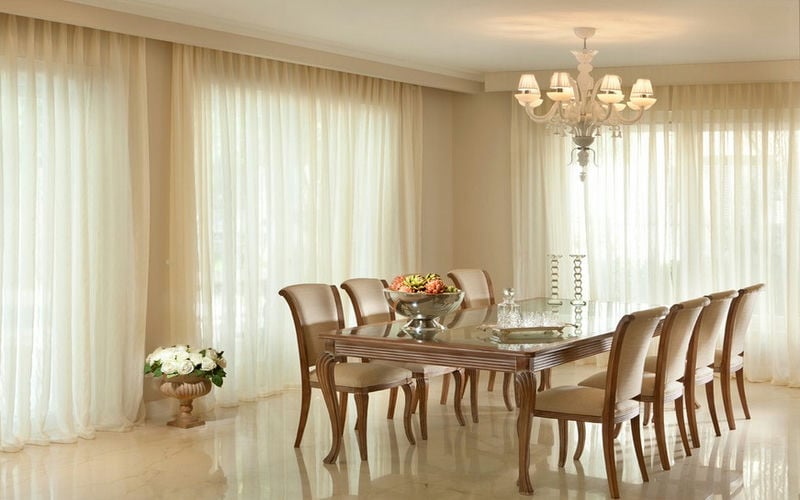 Sheer Curtains for Dining Room