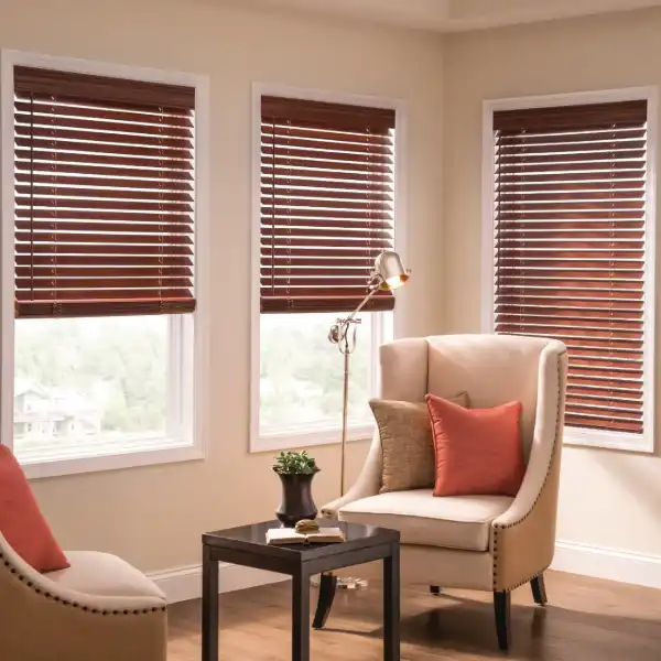 Sitting Room Wooden Blinds