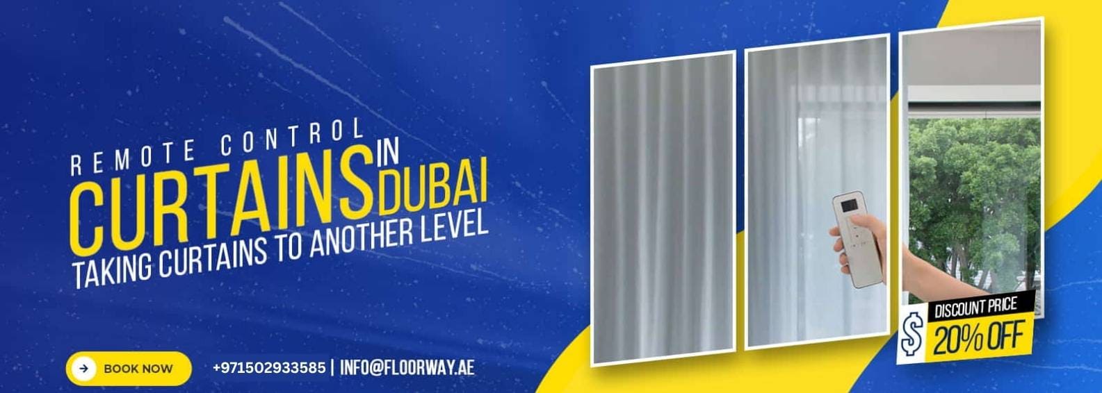 Remote Control Curtains Shop Dubai