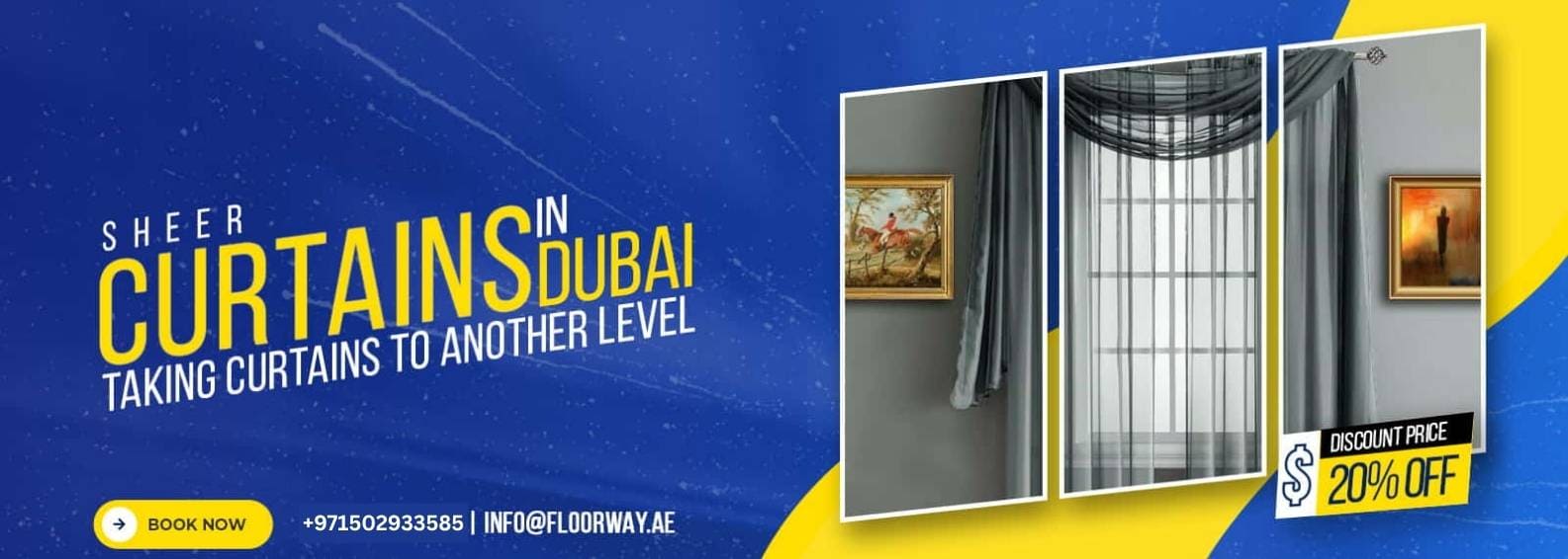 Sheer Curtains Shop Dubai